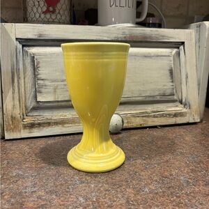 Vintage Yellow fiesta Goblet